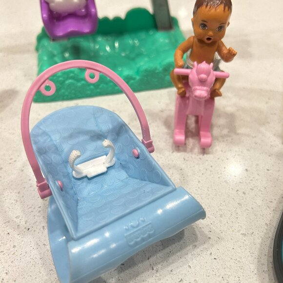 Barbie Accessories Bundle – Horse, Chelsea Ride, Nursery Pieces & More (7 pcs) - Picture 7 of 11